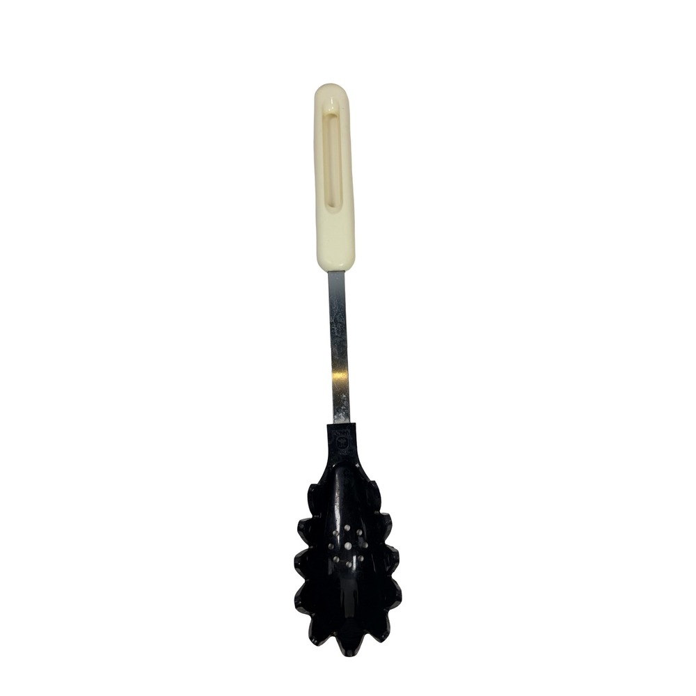 Bonny Pasta Server‎ Vintage Black Nylon Stainless Steel Cream Handle USA Made